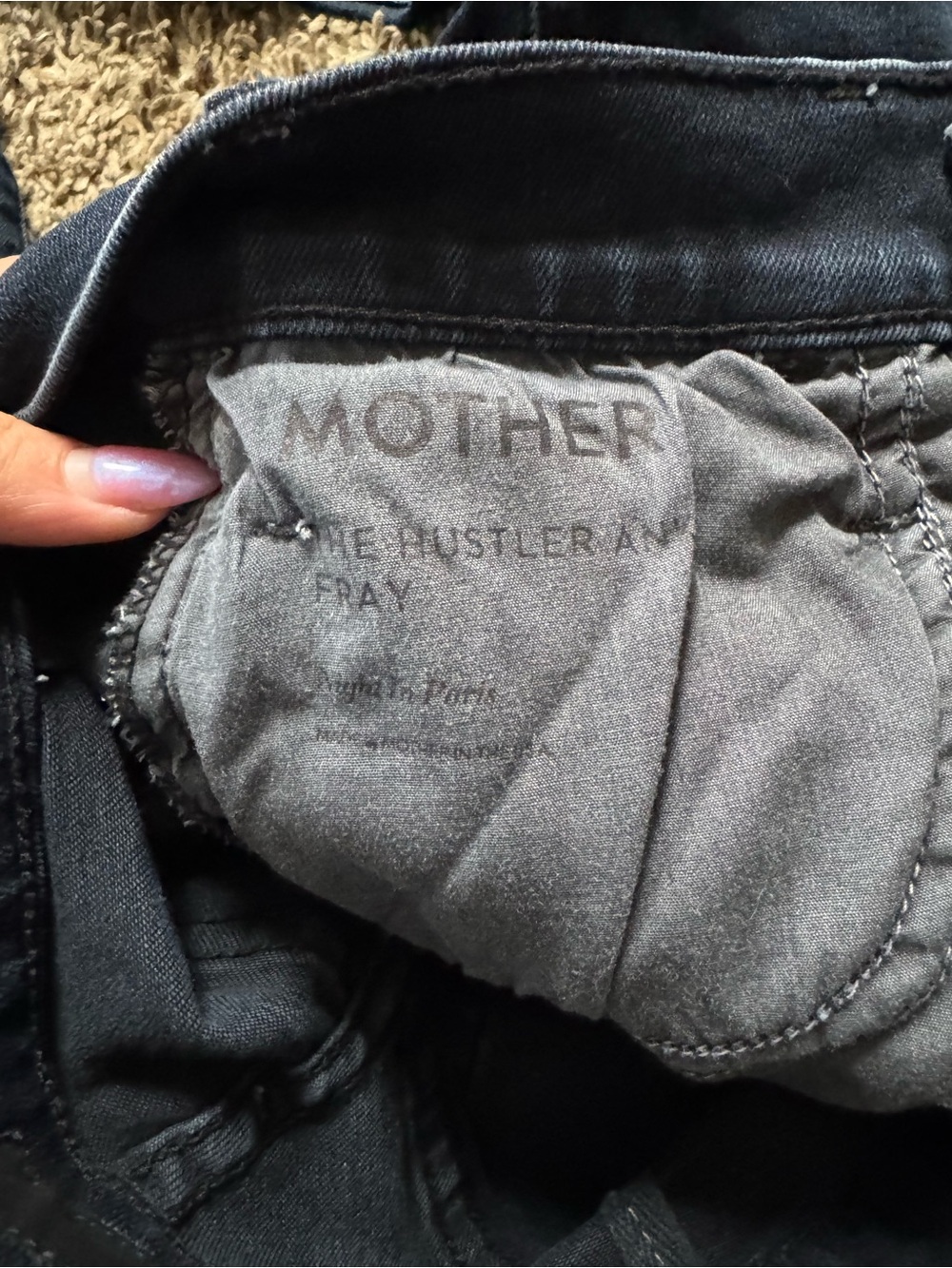MOTHER the hustler ankle fray Jeans - Picture 4 of 5